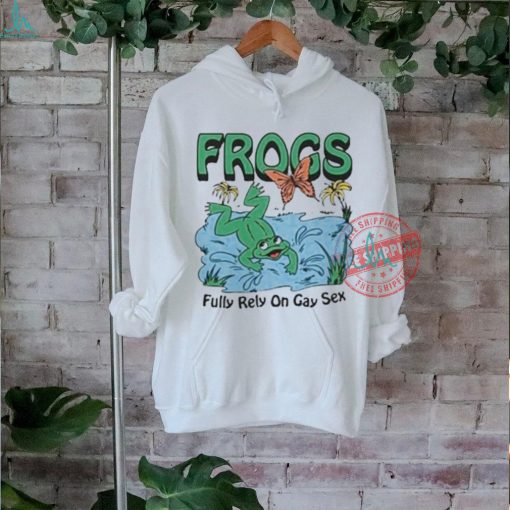 Official Frogs fully rely on gay sex T shirt