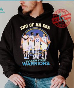 Official Golden State Warriors End Of An Era Signatures shirt