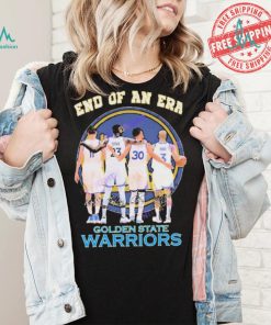 Official Golden State Warriors End Of An Era Signatures shirt