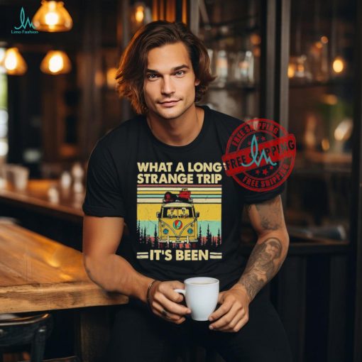 Official Grateful Dead It’s Been A Long Strange Trip Hippie Fan Rock T Shirt