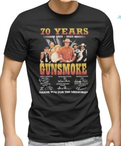 Official Gunsmoke 70th Anniversary 1954 2024 Thank You For The Memories Fan T Shirt