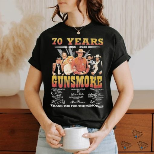 Official Gunsmoke 70th Anniversary 1954 2024 Thank You For The Memories Fan T Shirt