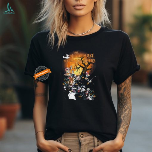 Official Halloween The Night Before Christmas Characters Shirt