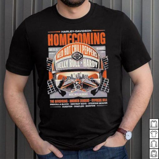 Official Harley Davidson Homecoming Festival 2024 Milwaukee Music And Motorcycles From July 25 28th Shirt