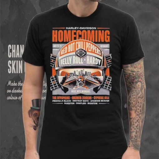 Official Harley Davidson Homecoming Festival 2024 Milwaukee Music And Motorcycles From July 25 28th Shirt