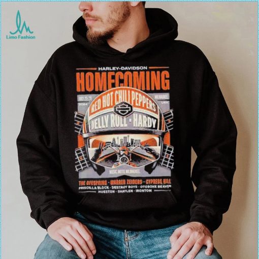Official Harley Davidson Homecoming Festival 2024 Milwaukee Music And Motorcycles From July 25 28th Shirt