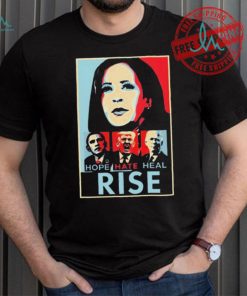 Official Harris Obama Trump Biden Hope Hate Heal Rise Shirt