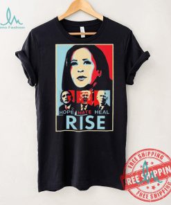 Official Harris Obama Trump Biden Hope Hate Heal Rise Shirt