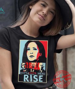 Official Harris Obama Trump Biden Hope Hate Heal Rise Shirt