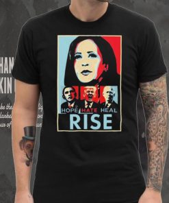 Official Harris Obama Trump Biden Hope Hate Heal Rise Shirt