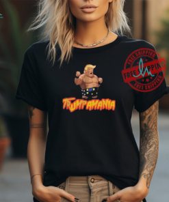 Official Hogan mix Trump trumpamania cartoon T shirt