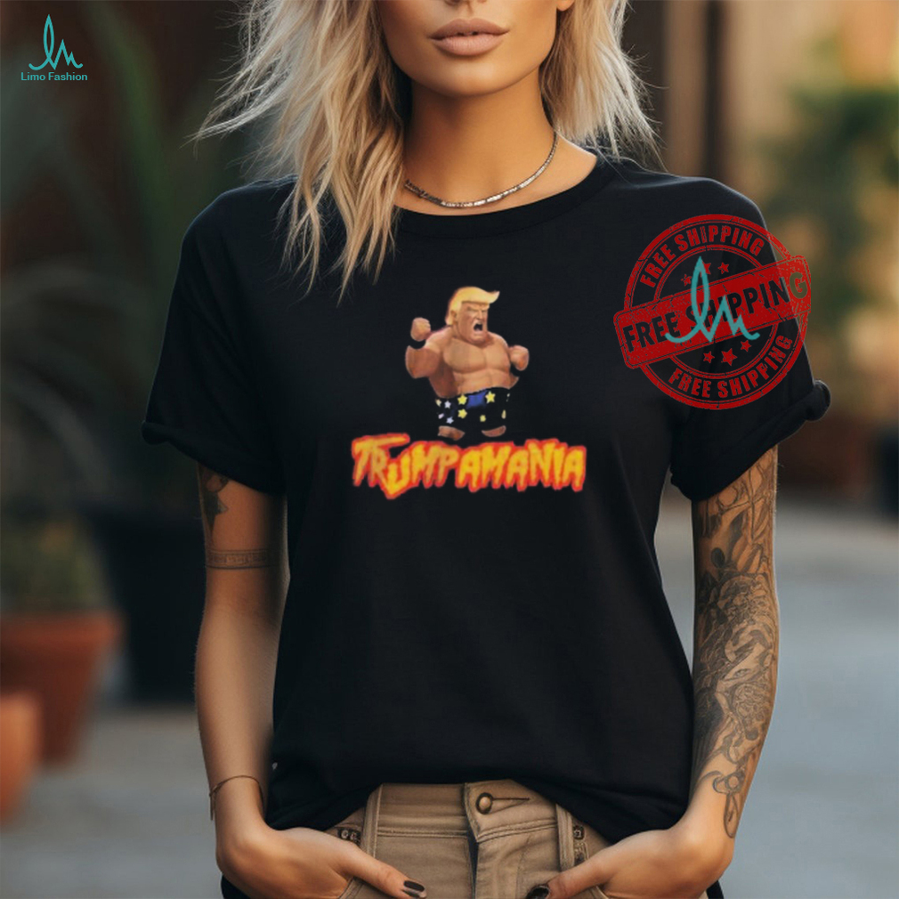 Official Hogan mix Trump trumpamania cartoon T shirt Official Hogan mix Trump trumpamania cartoon T shirt