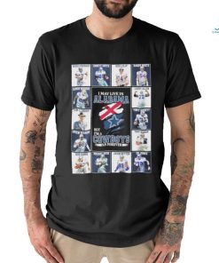 Official I May Live In Alabama But I’m A Dallas Cowboys Legends Blanket Fan Forever Signatures Shirt