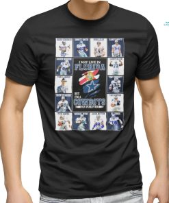 Official I May Live In Florida But I’m A Dallas Cowboys Legends Blanket Fan Forever Signatures Shirt