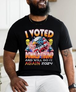 Official I Voted Donald Trump And Will Do It Shirt