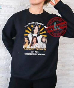 Official In Loving Memory Of Shannen Doherty 1971 2024 Thank You For The Memories T Shirt, hoodie, sweater, long sleeve and tank top Official In Loving Memory Of Shannen Doherty 1971 2024 Thank You For The Memories T Shirt