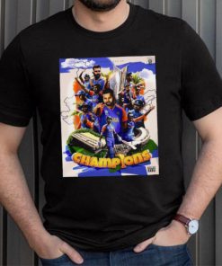 Official India T20 World Cup 2024 Champions Win Poster shirt