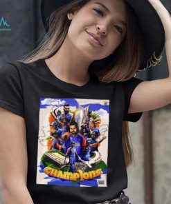 Official India T20 World Cup 2024 Champions Win Poster shirt