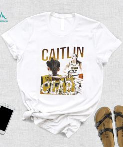Official Indiana Fever Caitlin Clark 22 Basketball Graphics Print T Shirt