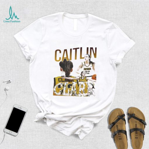Official Indiana Fever Caitlin Clark 22 Basketball Graphics Print T Shirt