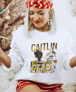 Official Indiana Fever Caitlin Clark 22 Basketball Graphics Print T Shirt