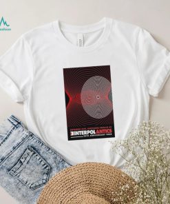 Official Interpol Antics 20th Anniversary Tour In Barcelona On Sep 24 2024 Poster Shirt