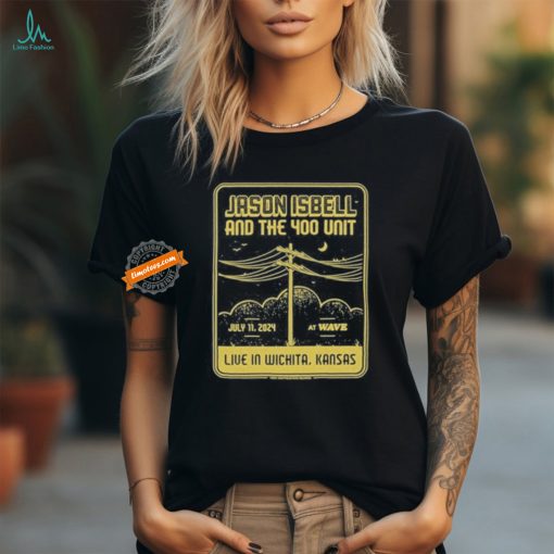 Official Jason Isbell And The 400 Unit Wave 07 11 2024 Wichita, KS Shirt