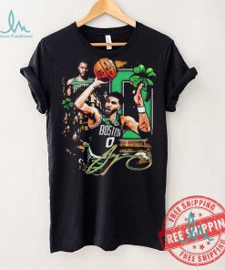 Official Jayson Tatum Boston Celtics Graphic Signature Shirt