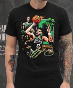 Official Jayson Tatum Boston Celtics Graphic Signature Shirt