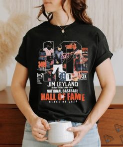 Official Jim Leyland Detroit Tigers National Baseball Hall Of Fame Class Of 2024 Signature shirt