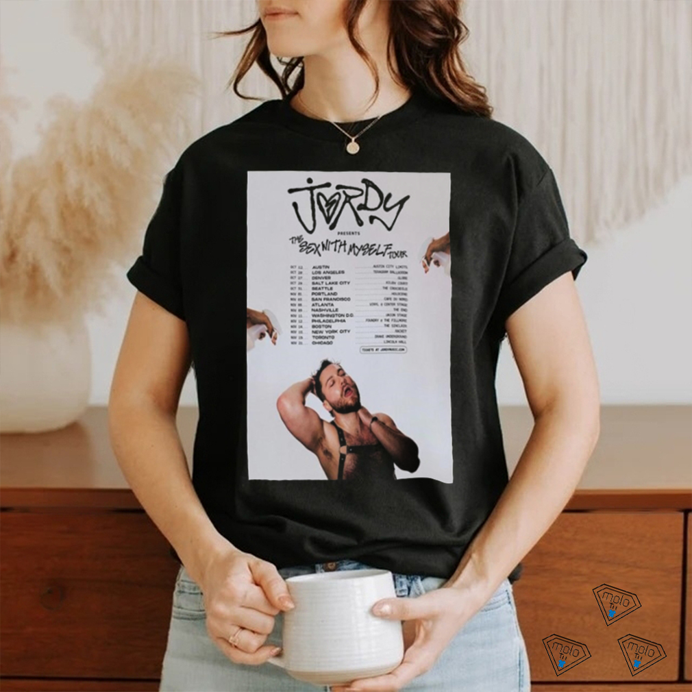 Official Jordy The Sex With Myself 2024 Tour Poster shirt Official Jordy The Sex With Myself 2024 Tour Poster shirt