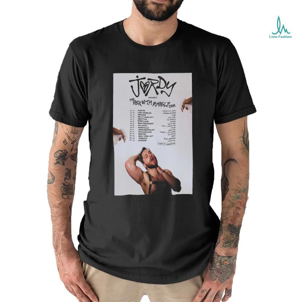 Official Jordy The Sex With Myself 2024 Tour Poster shirt Official Jordy The Sex With Myself 2024 Tour Poster shirt
