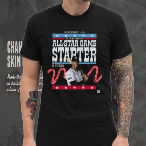 Official Juan Soto New York Yankees All Star Game 2024 Started AL outfielder shirt