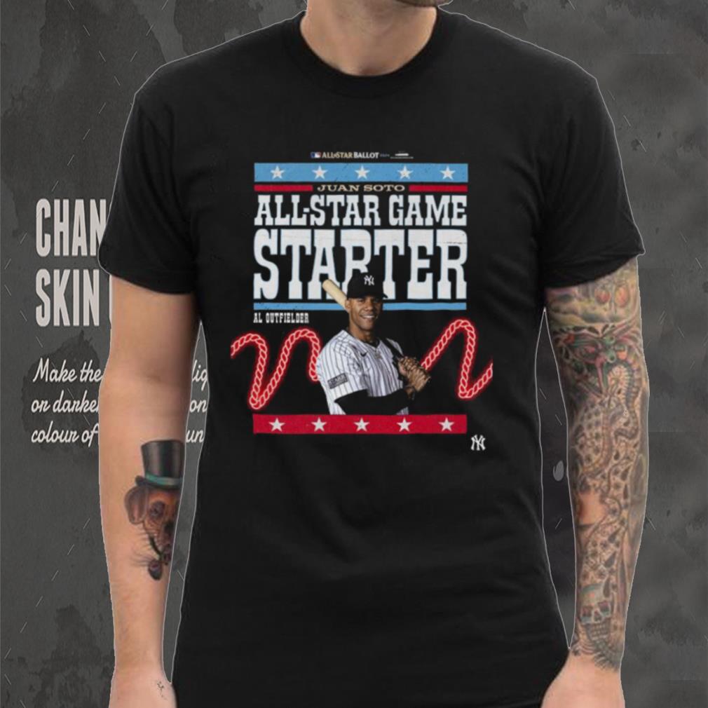 Official Juan Soto New York Yankees All Star Game 2024 Started AL outfielder shirt Official Juan Soto New York Yankees All Star Game 2024 Started AL outfielder shirt