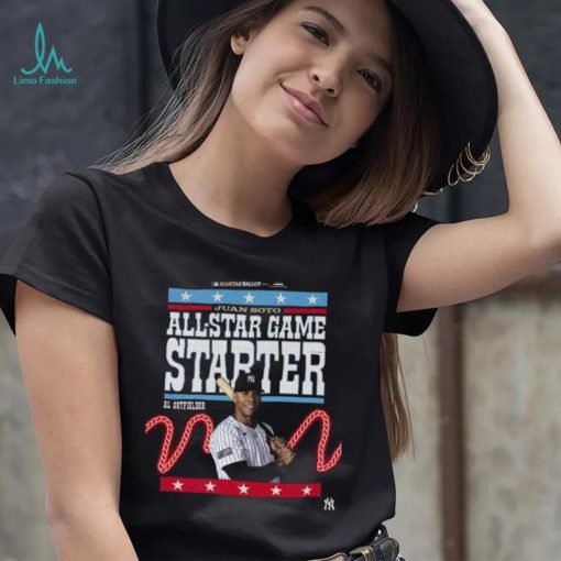 Official Juan Soto New York Yankees All Star Game 2024 Started AL outfielder shirt