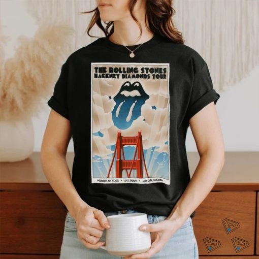 Official July 17 2024 Levi Stadium Santa Clara CA The Rolling Poster shirt