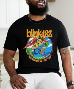 Official July 9, 2024 Blink 182 San Francisco Chase Center T Shirt