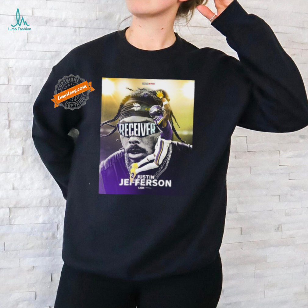 Official Justin Jefferson LSU Football Receiver Netflix Shirt Official Justin Jefferson LSU Football Receiver Netflix Shirt
