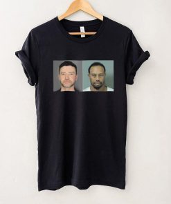 Official Justin Timberlake and Tiger Woods Mugshot Bar Shirt