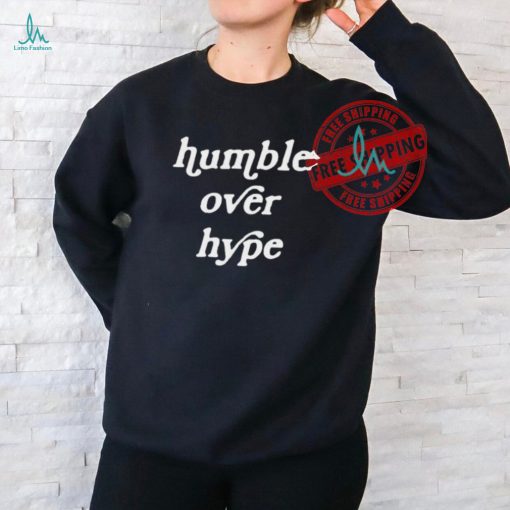 Official Justin fields wearing humble over hype T shirt