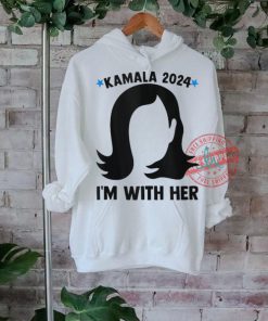 Official Kamala 2024 I’m with her silhouette president vote usa T shirt