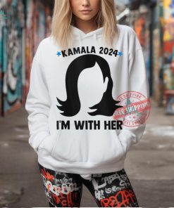 Official Kamala 2024 I’m with her silhouette president vote usa T shirt