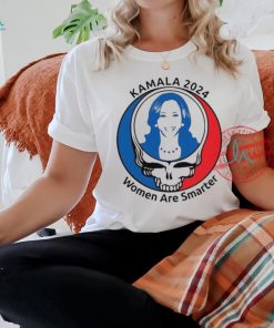 Official Kamala 2024 women are smarter T shirt