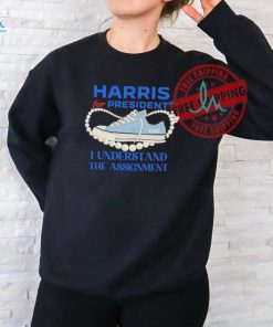 Official Kamala For President chucks and pearls I understand the assignment shirt