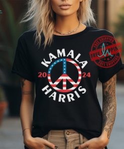 Official Kamala Harris 2024 usa peace T shirt