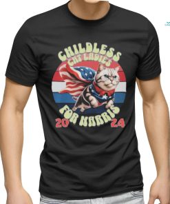 Official Kamala Harris Childless American Cat Ladies For Harris 2024 T shirt