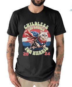 Official Kamala Harris Childless American Cat Ladies For Harris 2024 T shirt