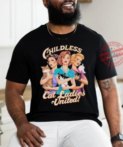 Official Kamala Harris Childless Cat Ladies United Shirt