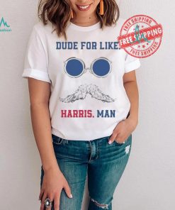 Official Kamala Harris Dudes For Like Harris Man Voting Harris 2024 T shirt