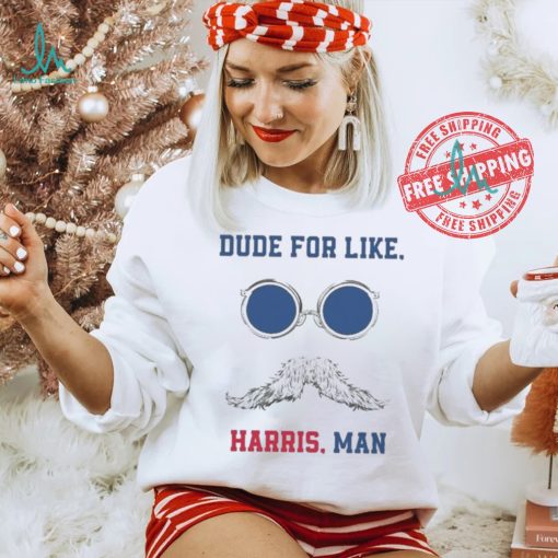 Official Kamala Harris Dudes For Like Harris Man Voting Harris 2024 T shirt